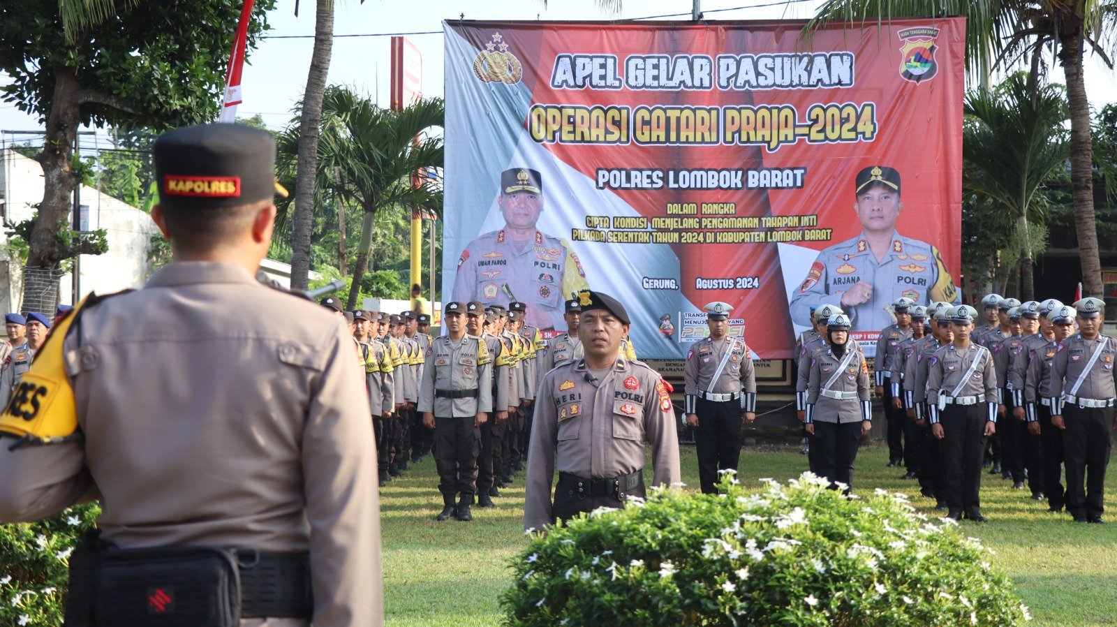 Operasi Gatari Praja 2024, Polres Lombok Barat Siap Amankan Pilkada