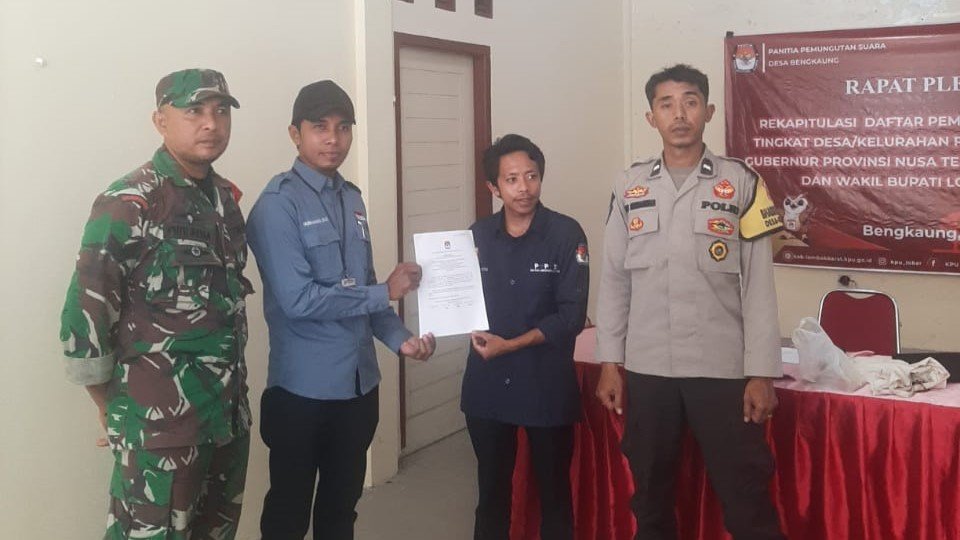 Rapat Pleno DPHP Desa Bengkaung Berjalan Aman, Polri Jaga Ketat