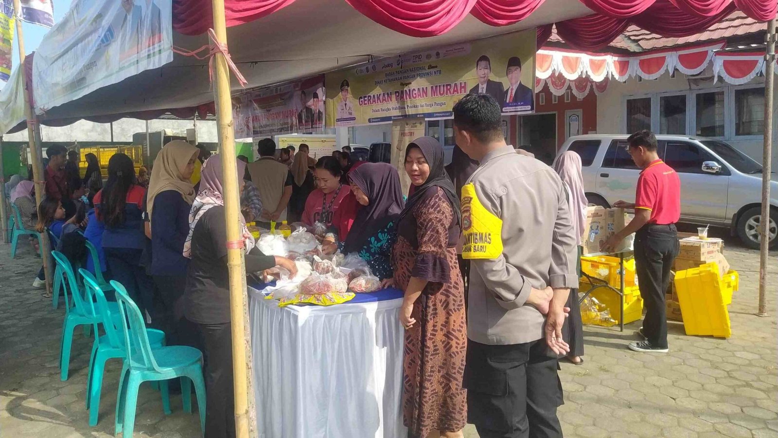 Sinergi Pemerintah dan Masyarakat Sukseskan Gerakan Pangan Murah di Kediri