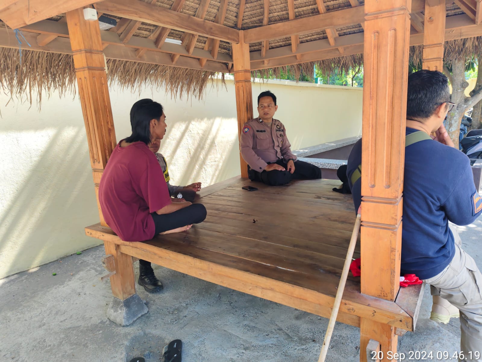 Himbauan Kamtibmas Polsek Lembar Warga Diharap Bijak Hadapi Pilkada