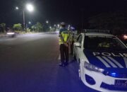 Patroli Malam Polres Lombok Barat: Operasi Mantap Praja Rinjani 2024 Tingkatkan Keamanan Jalan