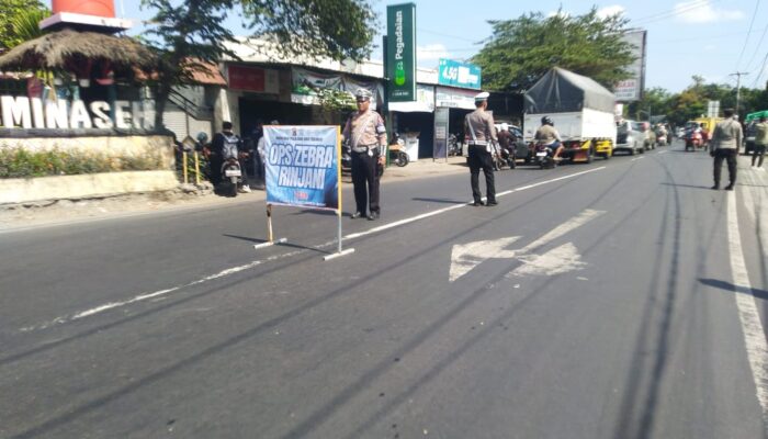 Polres Lombok Barat Gelar Operasi Zebra Rinjani: Edukasi dan Penindakan Pelanggaran