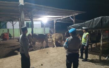 Patroli Malam oleh Polsek Sekotong Sinergi Jaga Kamtibmas yang Kondusif