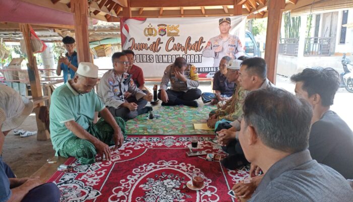 Polres Lombok Barat Gelar Jumat Curhat: Masyarakat Sampaikan Aspirasi Langsung