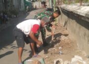 Gotong Royong Babinsa dan Warga Dayen Peken: Bersatu Jaga Kebersihan Lingkungan