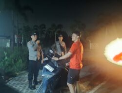 Ciptakan Kondusif, Polsek Labuapi Gelar Patroli Rutin di Vando Land