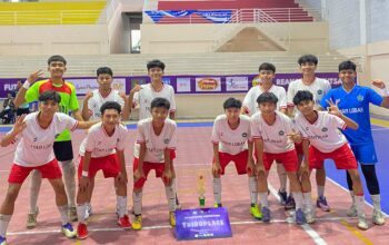 Futsal MAN Lombok Barat Cetak Hattrick Juara, Raih Juara 3 Rekasi Futsal Competition