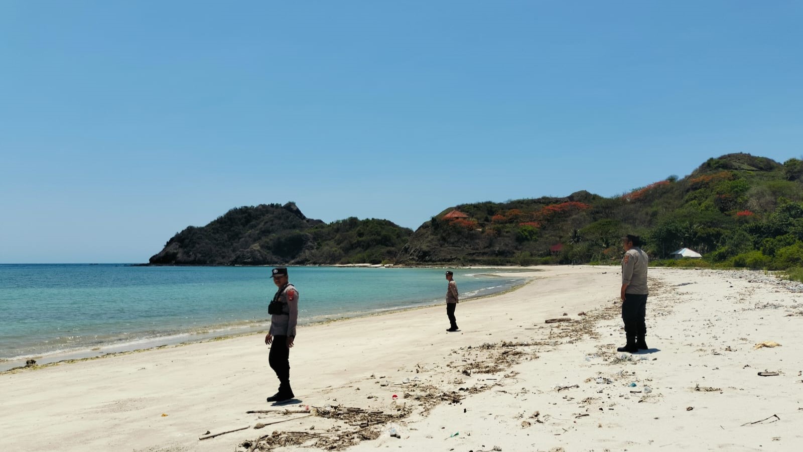 Keamanan Pulau Sepatang Terjaga, Polsek Sekotong Lakukan Patroli Intensif