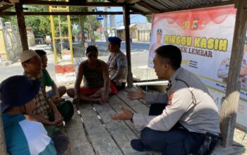 Minggu Kasih Polri Polsek Lembar Tingkatkan Patroli Demi Keamanan Masyarakat