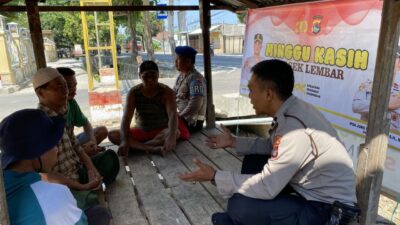 Minggu Kasih Polri Polsek Lembar Tingkatkan Patroli Demi Keamanan Masyarakat