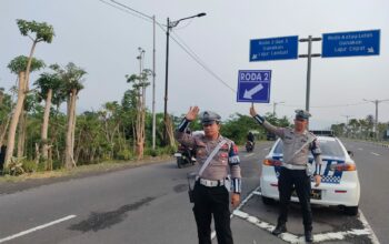 Operasi Mantap Praja Rinjani, Pengaturan Lalu Lintas di Titik Rawan Kemacetan Lombok Barat