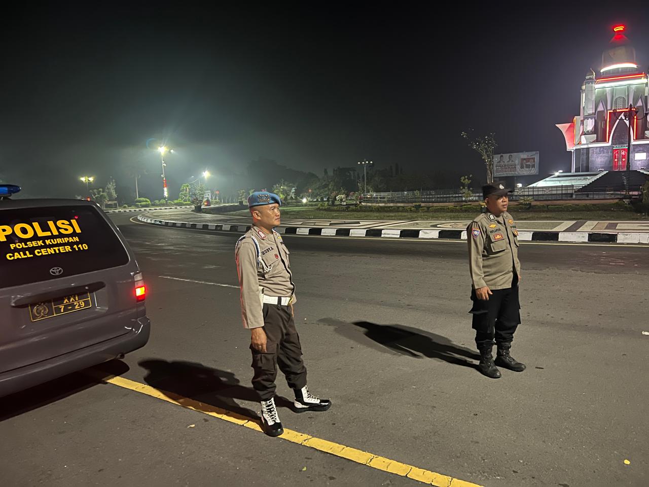 Patroli Blue Light di Lombok Barat, Upaya Polsek Kuripan Cegah Kejahatan 3C