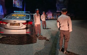 Patroli Blue Light di Perbatasan Lombok Barat Mencegah Kejahatan Malam Hari