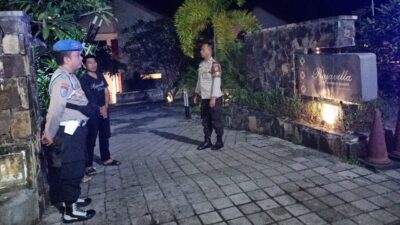 Patroli Rutin Polsek Batulayar Jaga Keamanan di Senggigi dan Kerandangan