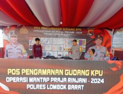 Pengamanan Gudang Logistik KPU Lombok Barat Menjelang Pilkada 2024: Situasi Aman & Terkendali