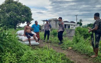 Polsek Kediri Antisipasi Banjir, Lewat Patroli Rutin