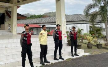 Sinergi Polisi dan Security DPRD, Dukung Keamanan Pemilu di Lombok Barat