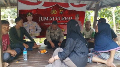 Jumat Curhat Polsek Gerung, Warga Batu Mulik Berbagi Aspirasi, Ini Respon Polisi