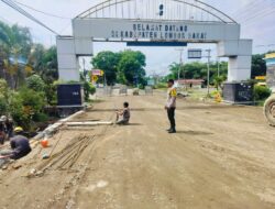 Lancar! Pengalihan Arus di Jalan TGH Lopan Labuapi Sukses Urai Kemacetan