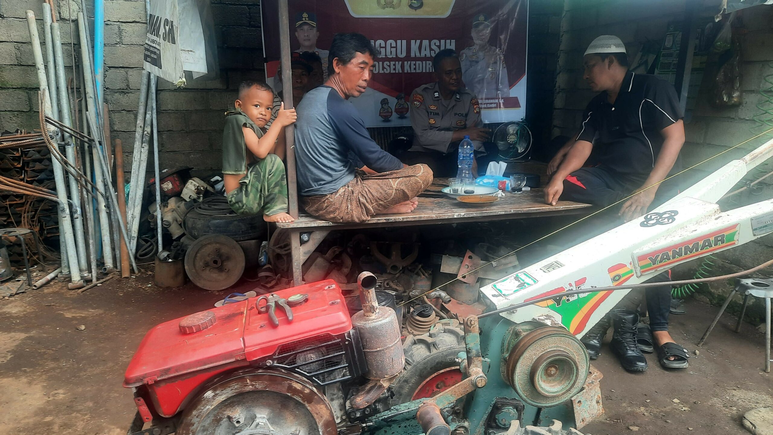 Minggu Kasih Polri, Sinergi Polri dan Komunitas Pertanian Lombok Barat