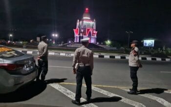 Patroli Blue Light Polsek Kediri Jaga Bypass Tetap Aman