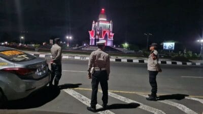 Patroli Blue Light Polsek Kediri Jaga Bypass Tetap Aman