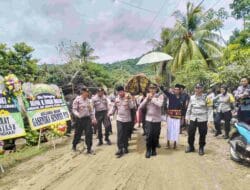 Penghormatan Terakhir untuk Bripda M. Faozan Marzuki di Lombok Barat
