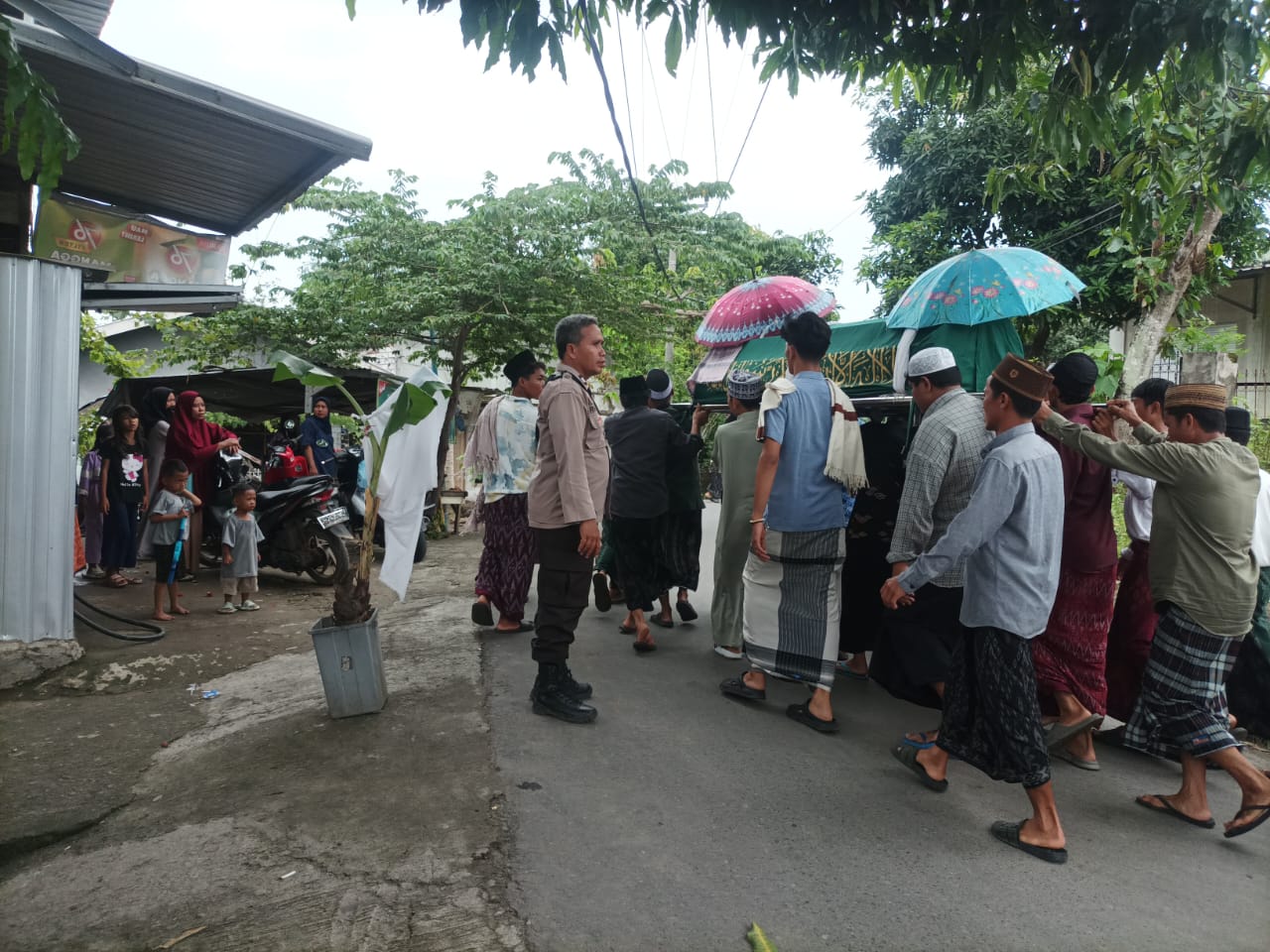 Sinergi Polisi dan Masyarakat, Pemakaman TGH Mujahidin Berjalan Kondusif