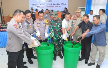 Jumlah Kasus Bertambah Diimbangi Penyelesaian Perkara Meningkat, Kapolres Sumbawa Barat Apresiasi Masyarakat Atas Dukungan Kinerja Polres Selama Tahun 2024