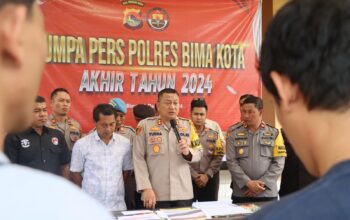 Kasus Kriminal Sepanjang 2024 Menurun, Kapolres Bima Kota Ajak Masyarakat Terus Jaga Kamtibmas