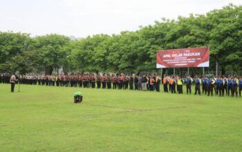 Polres Loteng Libatkan 296 Personel Amankan Malam Pergantian Tahun.