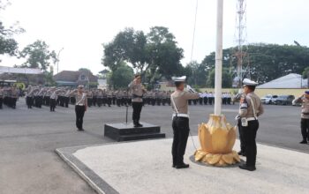 Polres Loteng Gelar Upacara Hari Kesadaran Nasional.