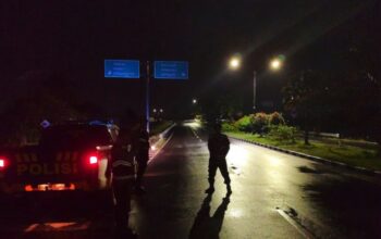 Blue Light di Bypass BIL, Polres Lombok Barat Gencar Cegah Balap Liar dan Kriminalitas Dini Hari