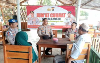 Jumat Curhat Polsek Lembar, Warga Teluk Waru Bahas Kamtibmas dan Antisipasi Banjir