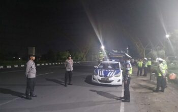 Kediri Zero Kriminal, Patroli Gabungan Gempur 3C dan Balap Liar Dini Hari