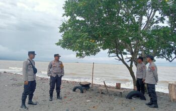 Patroli Intensif Polsek Gerung Jaga Kamtibmas, Sasar Objek Wisata Hingga Pemukiman