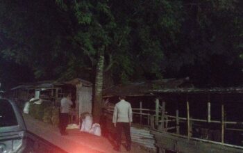 Patroli Malam Polsek Lembar Jaga Kamtibmas, Ciptakan Rasa Aman