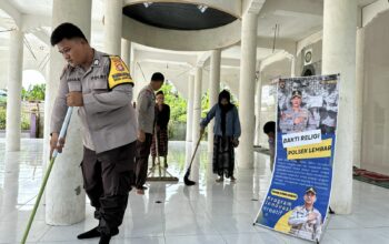 Sehat Dapat, Ibadah Dapat Polsek Lembar Rutin Gelar Bakti Religi di Tempat Ibadah