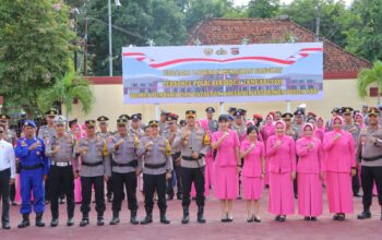 Polres Sumbawa Gelar Upacara Korp Raport Kenaikan Pangkat Periode 1 Januari 2025