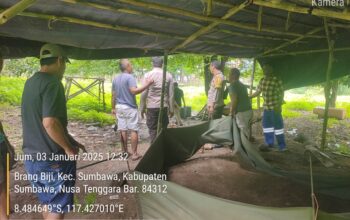 Tindak Lanjuti Laporan Warga, Polsek Sumbawa Bubarkan Sabung Ayam