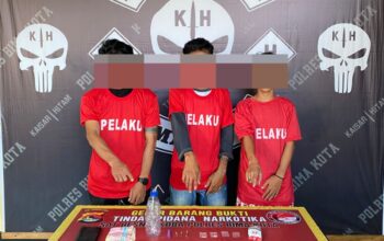 Buru dan Sergap Sindikat Narkoba, Tim Kaisar Hitam Polres Bima Kota Gerebek Tiga Pemilik Sabu