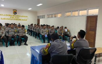 Polres Sumbawa Barat laksanakan Anev Bhabinkamtibmas