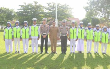 Sat Lantas Polres Sumbawa Barat Lantik Patroli Keamanan Sekolah (PKS)