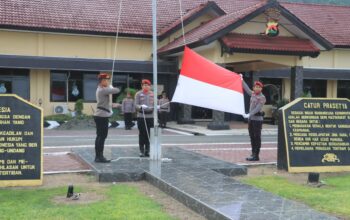 Polres Sumbawa Barat Gelar Upacara Hari Kesadaran Nasional