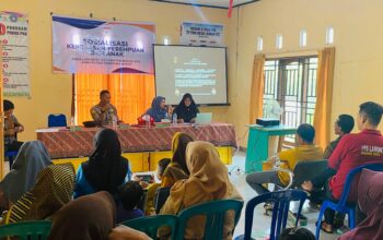 Polsek Brang Rea Bersama DP2KBP3A Melakukan Sosialisasi Antisipasi Kekerasan Terhadap Perempuan dan Anak