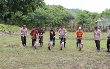 Polres Dompu Dukung Ketahanan Pangan Nasional dengan Penanaman Jagung Serentak 1 Juta Hektar