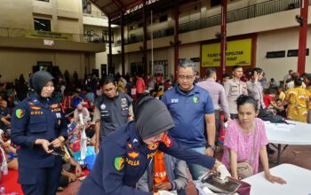 Korban Kebakaran di Kemayoran Diungsikan ke Posko Polres Metro Jakpus