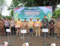 Kapolres Sumbawa Barat sinergi dengan Forkopimda Kick off tanam jagung 1 juta hektar