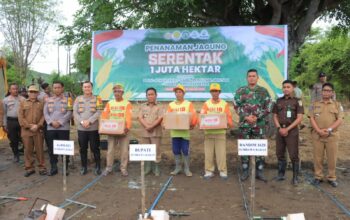 Kapolres Sumbawa Barat sinergi dengan Forkopimda Kick off tanam jagung 1 juta hektar