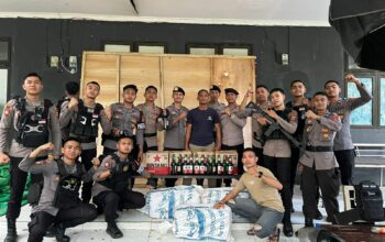 Sat Samapta Polres Bima Kota Sita 10 Dus Bir Bintang Siap Edar